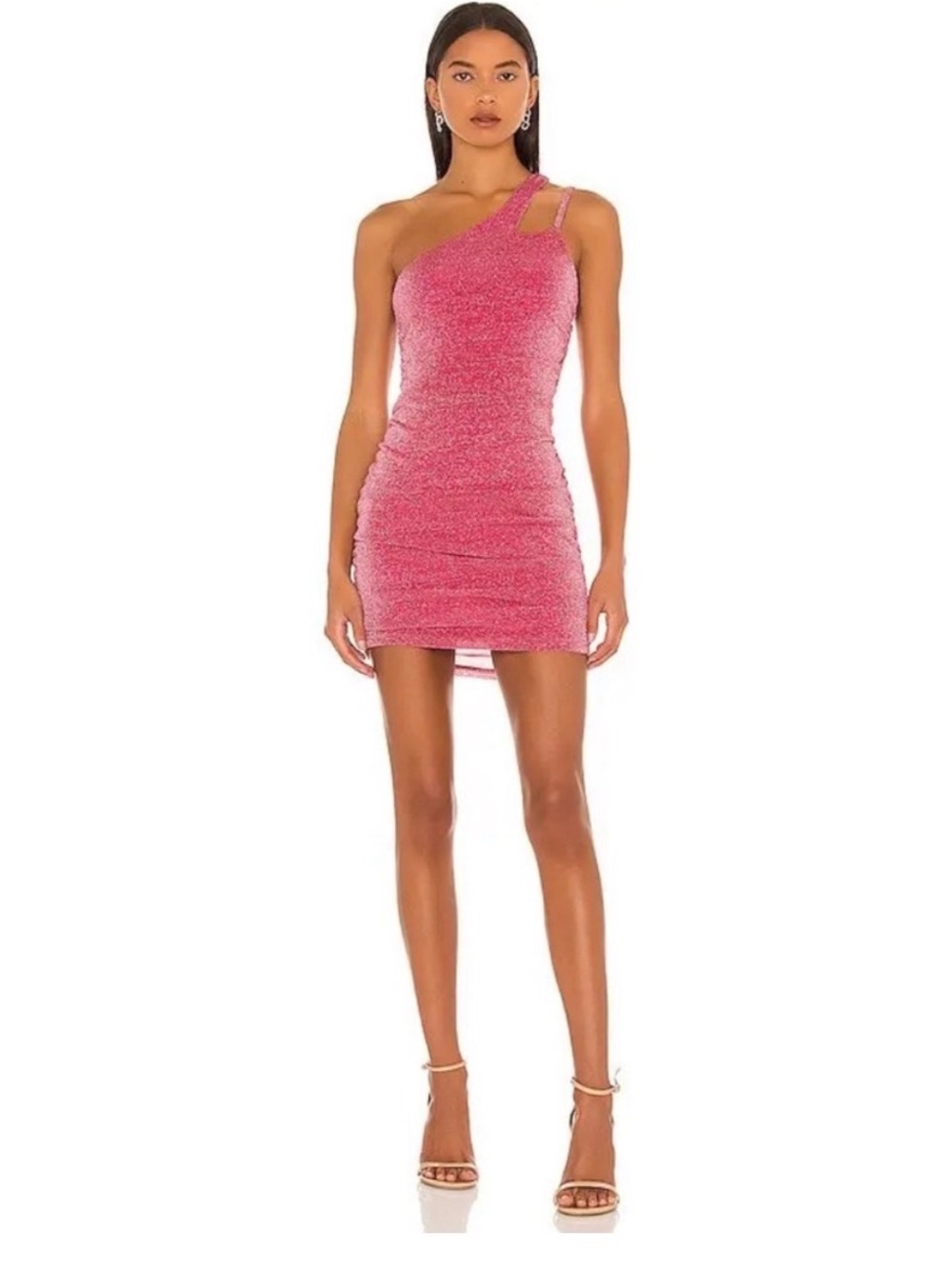 Superdown Jayden Mini Dress in Berry XXS